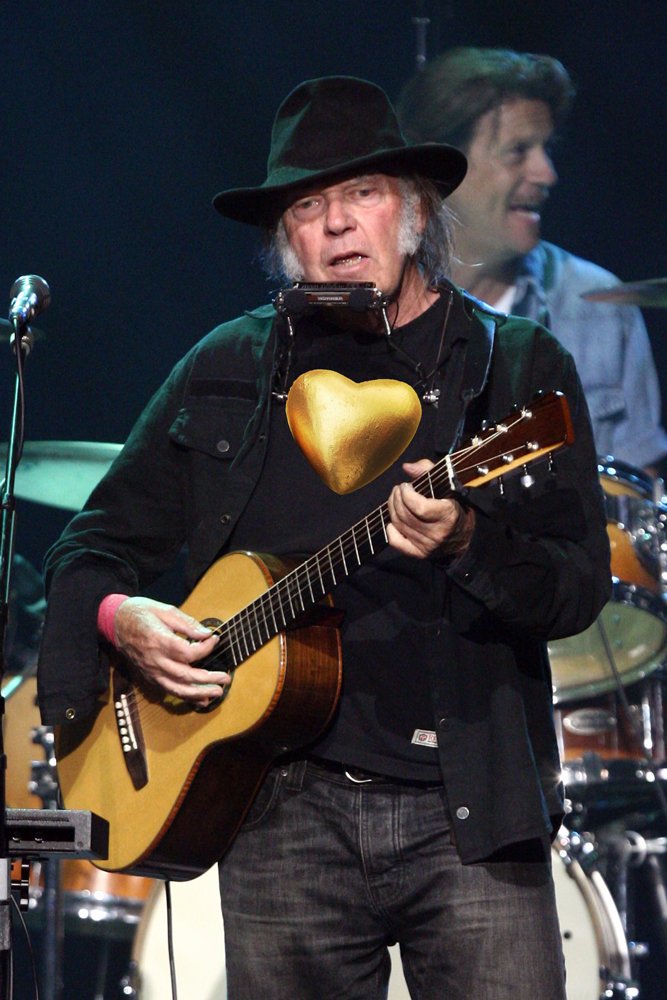 His gold heart is still shining through at 70! Happy Birthday Neil Young!  