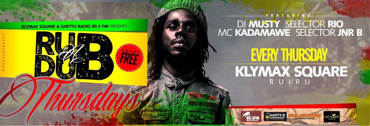 KlymaxSquare's tweet photo. tonight its reggae night with ghettoradiodjz @GhettoRadio895 Cc:@djsesy @IAMDJSPINZZ https://t.co/wtYTtSsxgb
