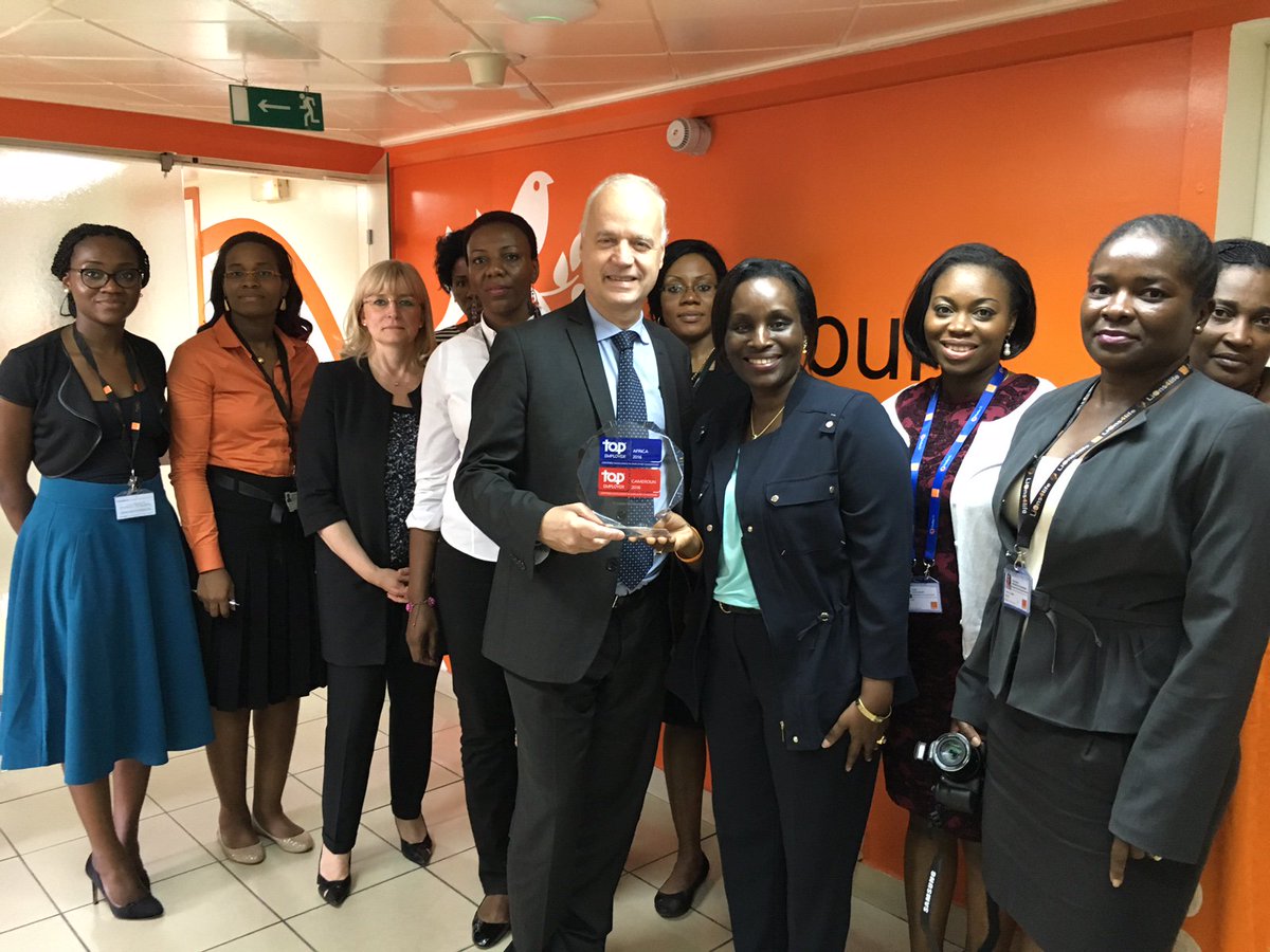 BrunoMettling's tweet photo. Heureux de féliciter les équipes @Orange_Cameroun nouveau pays #TopEmployer du Groupe! https://t.co/jf1FQRmdzx