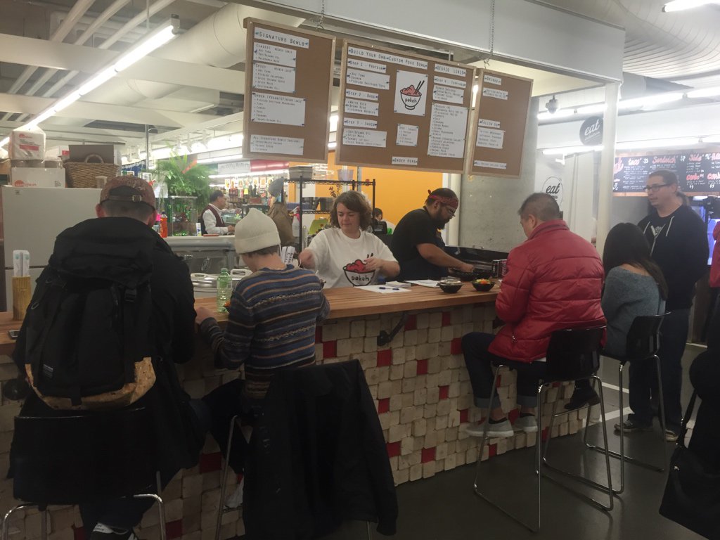 #Canada’s first @pokehbar is in full swing at #HamOnt’s Market in Jackson Square.