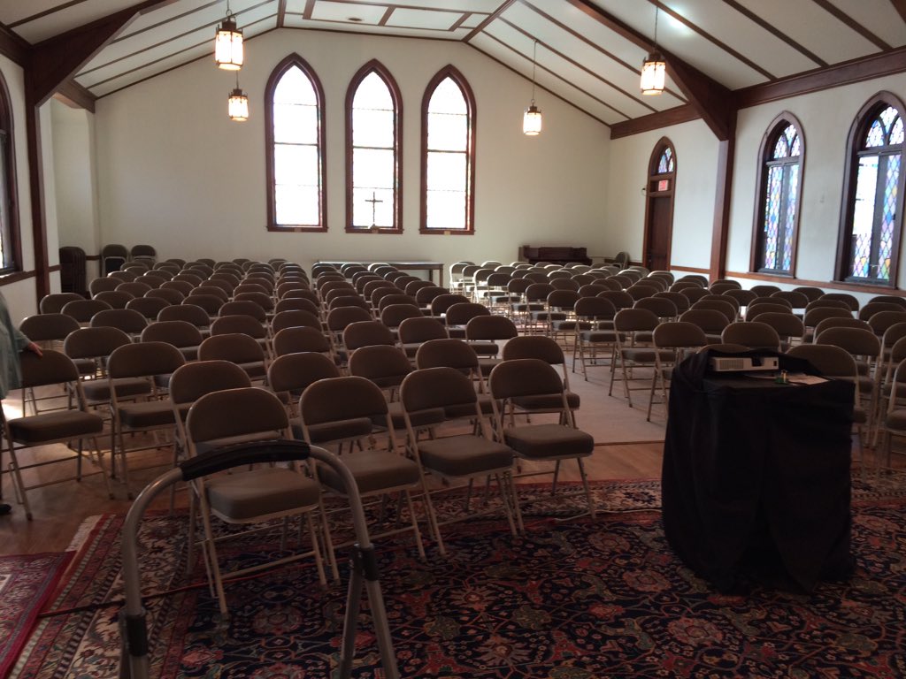 ouumc's tweet image. Preparations for Sunday's celebration are underway! One service at 10am! #growinggenerations #oxford