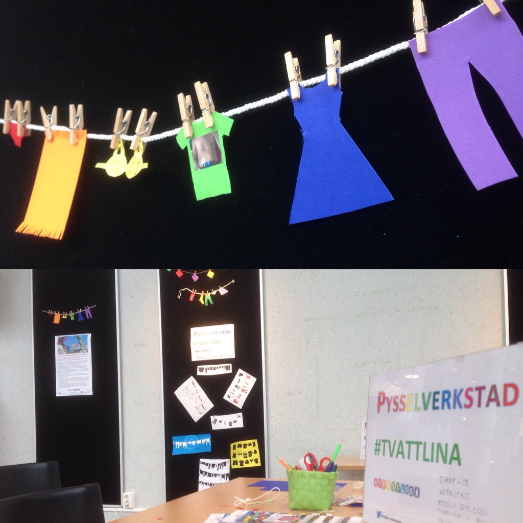 rainbotvattlina's tweet photo. Drop in workshop. Craftivism at Almedalsbibloteket. #tvattlina #gotlandpride #gotlandpride2015 #craftivism #craft https://t.co/vSzOfLHRH1