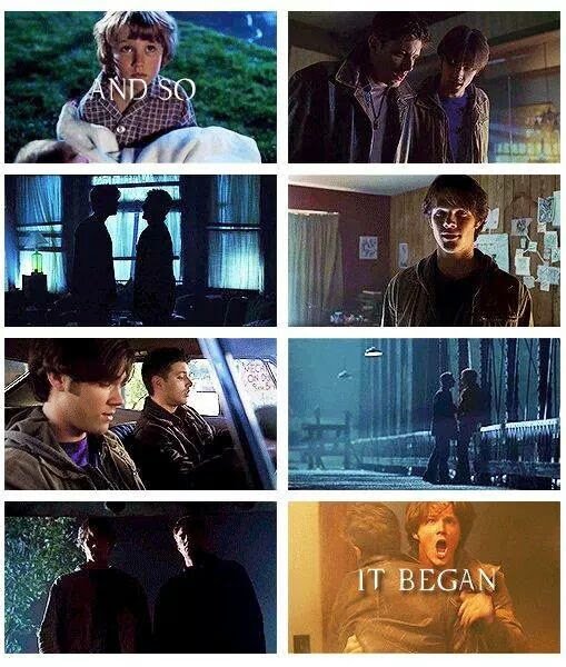 Jerzcaligrl's tweet photo. #TBT #J2 #brothersforlife #10yearsOfSupernatural #10YearsOfSamAndDean #10YearsProud (Not My Edit) https://t.co/ShkGWeO5TM