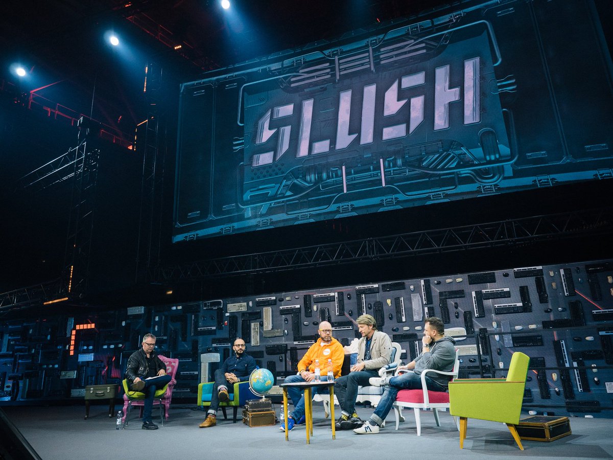 funzi's tweet photo. .@aape on Silver Stage discussing how startups can help refugees. Live feed: https://t.co/1bd99ejKc0  
#slush15 https://t.co/vVi3JOU0IB