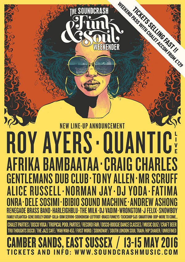 BluesandSoul's tweet image. B&amp;amp;S UPDATE&amp;gt;&amp;gt; #FestivalNews &amp;gt; **NEW LINE-UP!** #FUNK &amp;amp; #SOUL WEEKENDER #CamberSands MAY 13-15 goo.gl/jmoJRO
