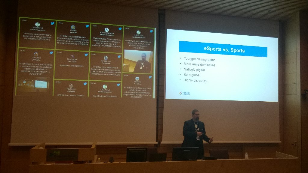 tiikkaja's tweet image. Sporttia vähän toisesta näkökulmasta #eSports #FOSM2015 @HAAGAHELIAamk