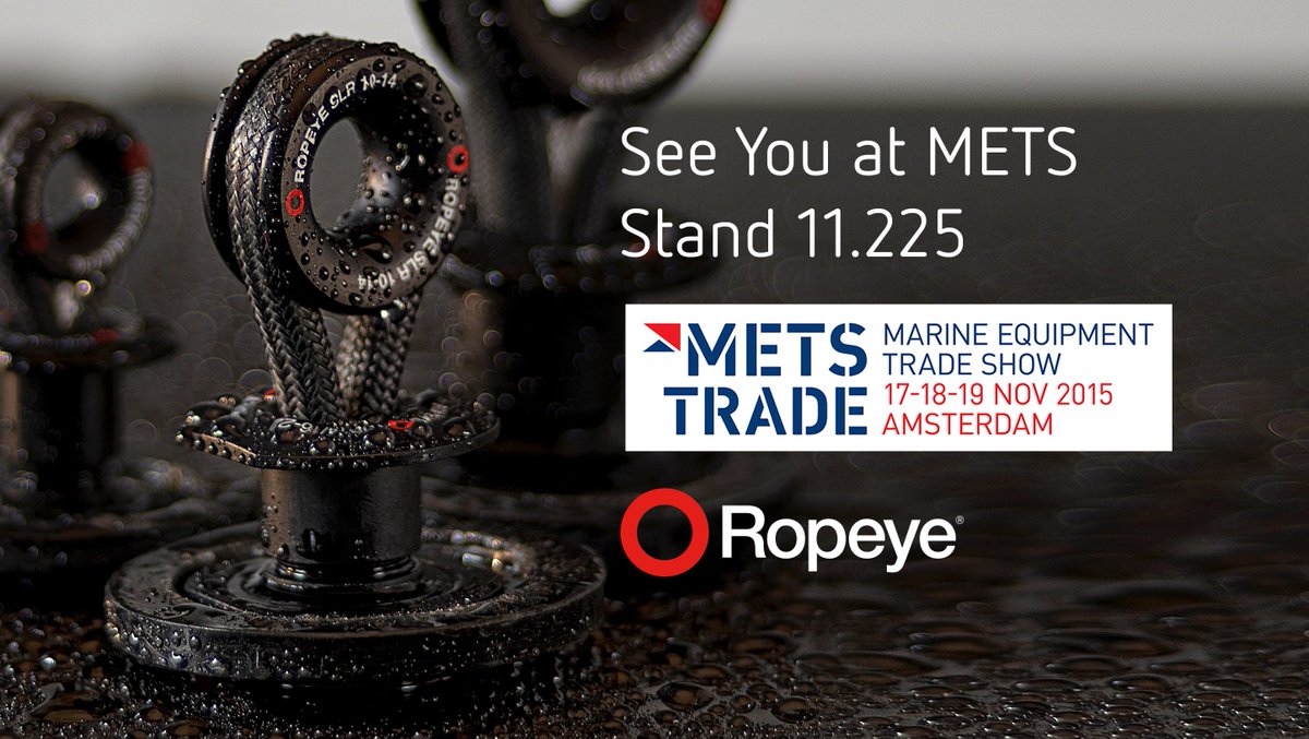 Looking forward to <a href="/metstrade/">METSTRADE</a> next week in Amsterdam. See you there! #metstrade #ropeye