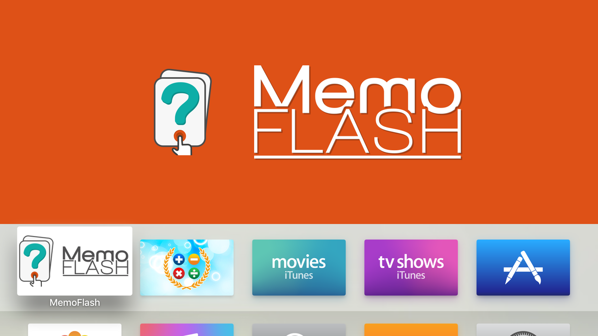 abmathgames's tweet image. MemoFlash est disponible aussi pour Apple TV. Regardez la video.
youtu.be/A9WrM92M0ZA