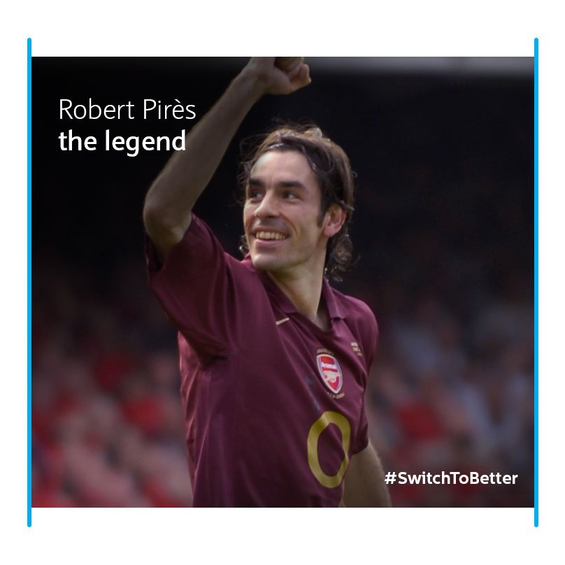 AbsaKenya's tweet photo. Arsenal legend Robert Pires is coming to Kenya! #SwitchToBetter https://t.co/dGqXlOLLAf https://t.co/GgbObQAqco