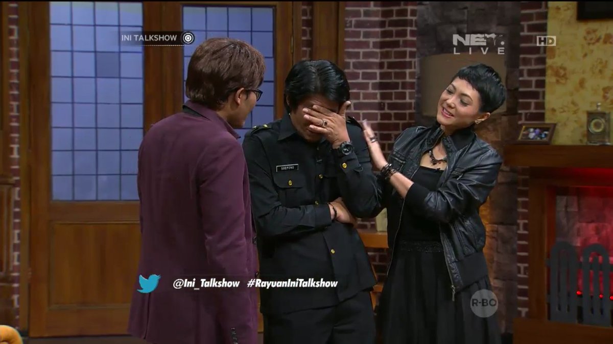 Duosolpet's tweet photo. Om @partopatrio nangisnya modus bgt yaaa hahaaa untung kang @newsuleprikitiw sabar @Ini_Talkshow #RayuanIniTalkshow https://t.co/Nbq06kWZMg