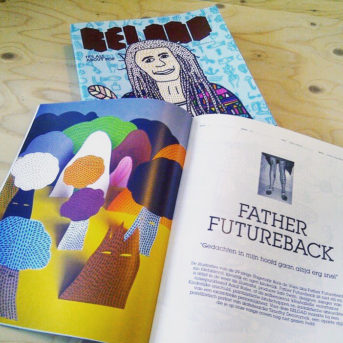 HetEchteWerk's tweet photo. #tbt Father Futureback voor RELOAD 2011. Nooit eerder had de cover zo'n eigen gezicht. Still love it! #reload https://t.co/kFTrlkbeT7