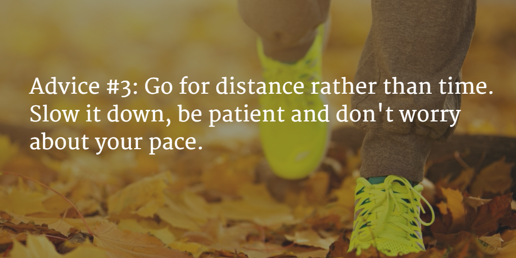 NexRunApp's tweet image. Advice 3: Go for distance rather than time. #RunningSuccessfully