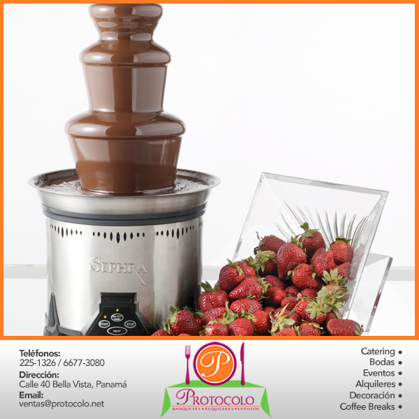 ProtocoloPTY's tweet photo. Una fuente de chocolate puede hacer la diferencia en tu fiesta, para reservaciones 225-1326. #Panama #Catering https://t.co/jAQ1oglByJ