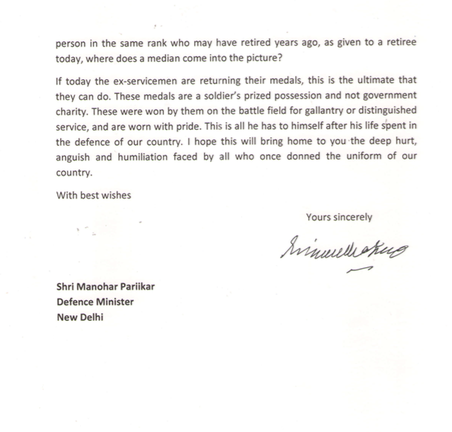 capt_amarinder's tweet photo. I strongly protest the statement made by Def Min @manoharparrikar insulting the Army Veterans on #OROP issue. https://t.co/yFcw9CHDja