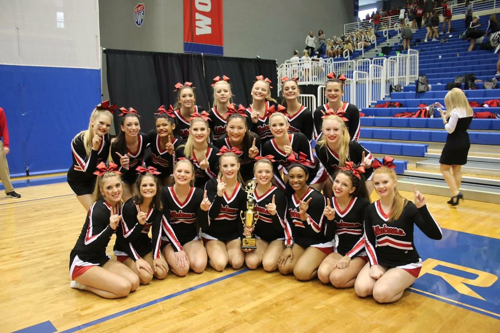 AHSBucsCheer's tweet photo. Help send @AHSBucsCheer off as we head to #GHSA State! Departing today at 6pm!! #BucNation https://t.co/pueRqGQ8oa