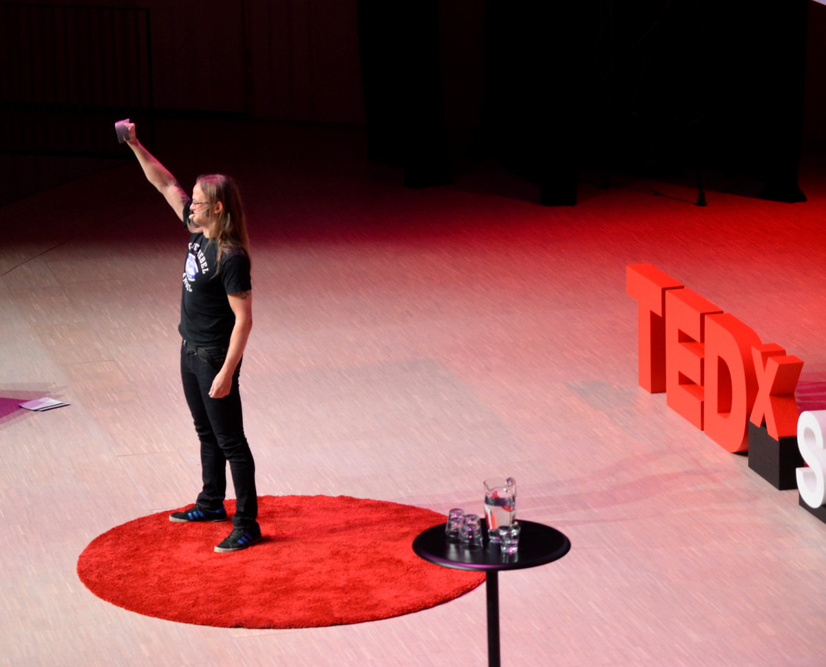 #Crowbar, the best ever weapon against zombies. Herman @nejtackzombies #TEDxtalk