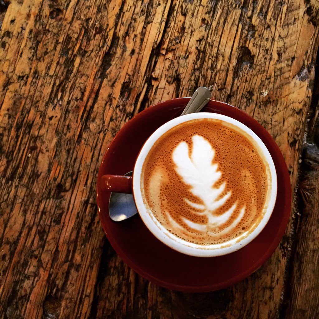 Starting three weeks on the road of work and play with some proper early morning #cafe time.