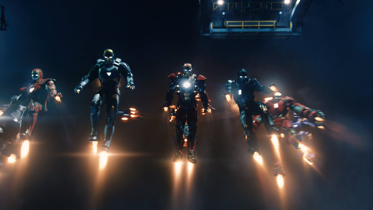MarvelUK's tweet photo. Tony's house parties can get...crowded https://t.co/RJ8mEVzUJ3