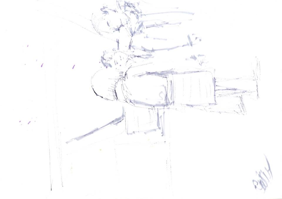 SlowDown2015's tweet photo. Draw your surroundings! Share on FB, Twitter &amp; Instagram! #SlowDownLondon #SlowDown2015 (Illustrated 2/11/15) https://t.co/lwUwGIH93f