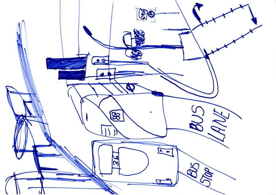 SlowDown2015's tweet photo. Draw your surroundings! Share on FB, Twitter &amp; Instagram! #SlowDownLondon #SlowDown2015 (Illustrated 2/11/15) https://t.co/8N59AdFQfN