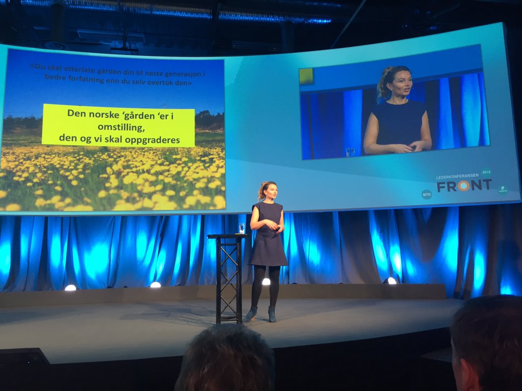 Lederne's tweet photo. Klarer du dette er du på god vei når det kommer til omstilling #front15 @YvonneFosser https://t.co/k5rgD4tCYG