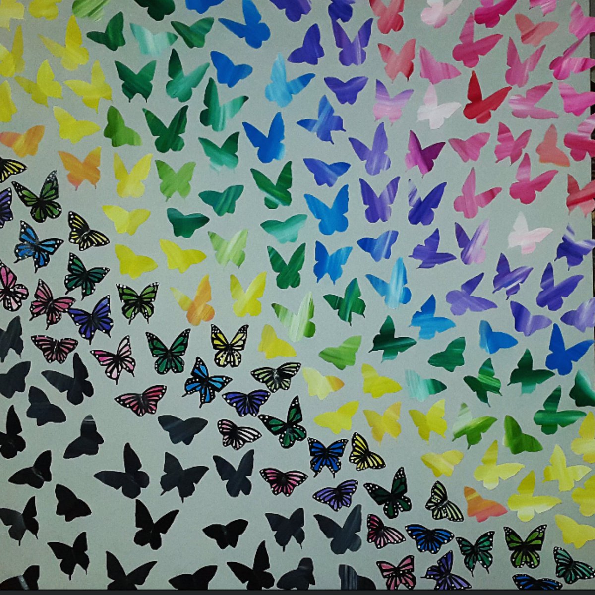 I found a good display for my butterflies. Catch them from 50p @PopupArtBristol event this Saturday! #butterflies