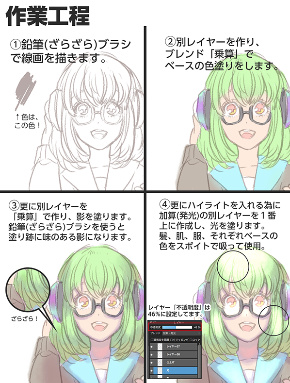 メディバンペイントで描いてみたまとめ Twitter