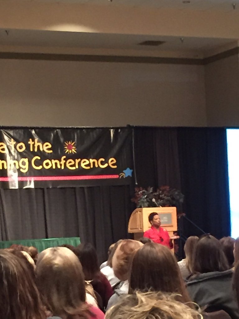 MissLori_B's tweet photo. Starting my day with Marcia Tate at the Missouri Early Learning Conference #nomorewkst #braincompatible #C6learns https://t.co/uTxREj3apn