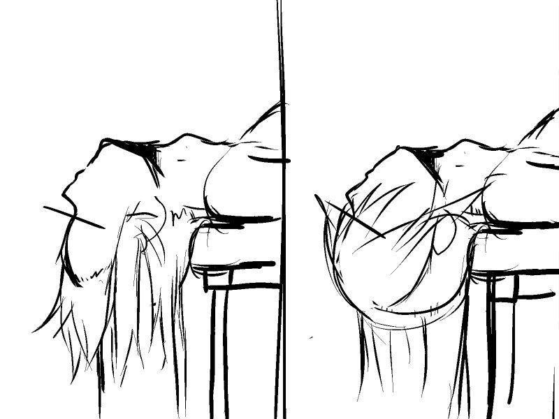 一つ教えてほしいんだけどこののけぞり喉ファックの時って前髪重力に逆らわせるのと垂れるのってどっちが好きな人多いんだろ 