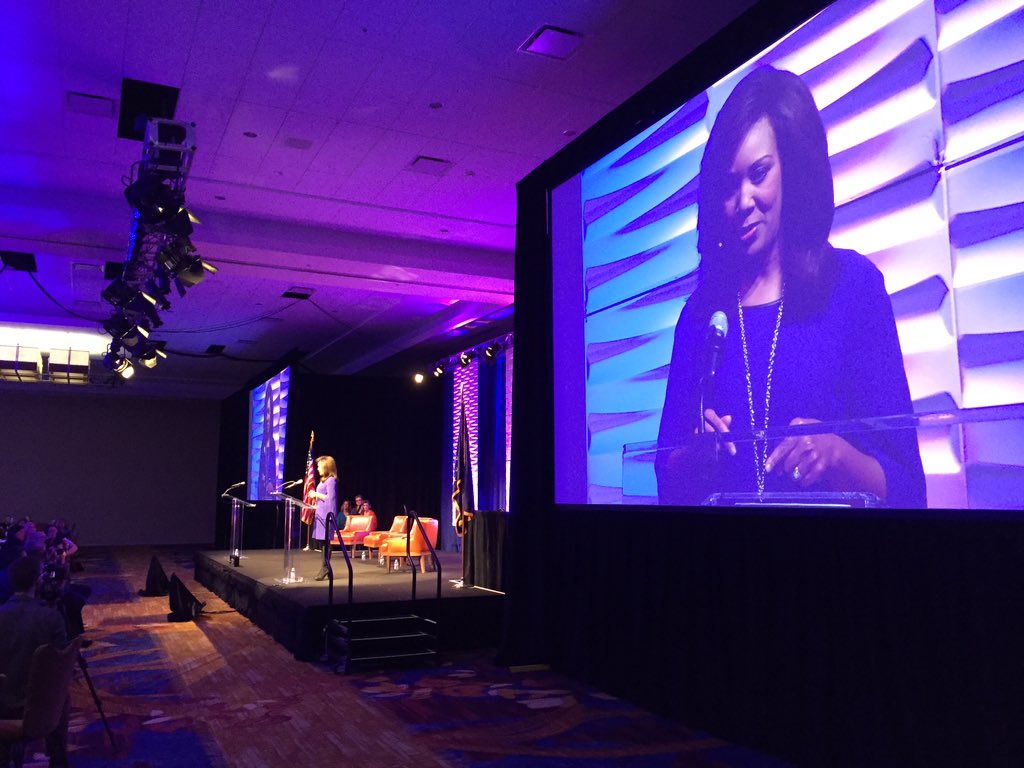 GerryDick's tweet photo. .@AndreaWTHR kicking off @inconfwomen by moderating a power panel. #incw15 https://t.co/jDIr2WfZx9