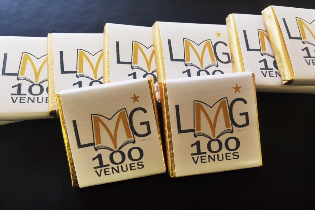 LMG_Int's tweet image. Winner will also receive some Limited LMG chocolate to go along with the champagne as we celebrate over 100 venues!