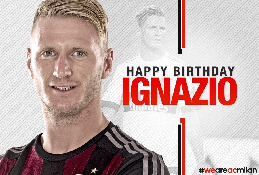 ¡Feliz cumpleaños 29 para Ignazio Abate! | Happy birthday Abate! | Tanti auguri Ignazio! 