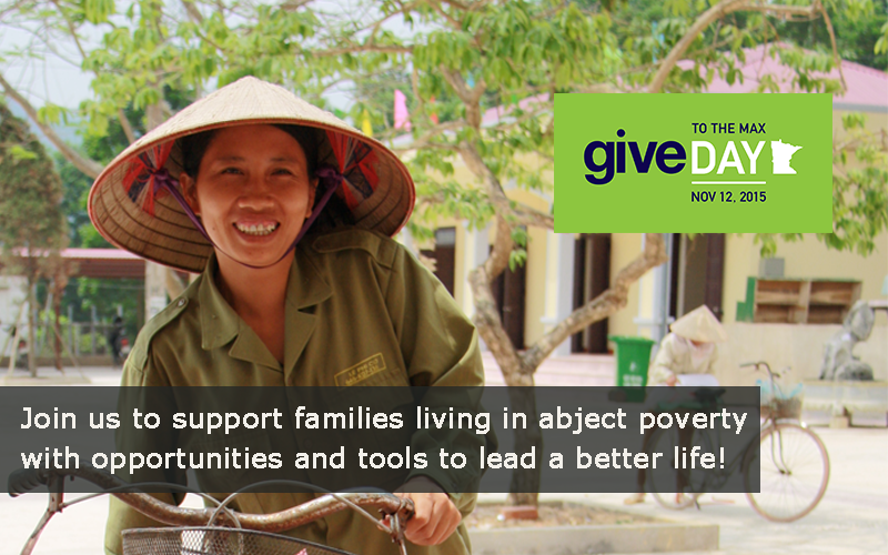 HSCVietnam's tweet photo. Prove "Minnesota Nice" has no bounds...Help families take the first steps on the path to a better life #GTMD15 https://t.co/DCoywLGah1