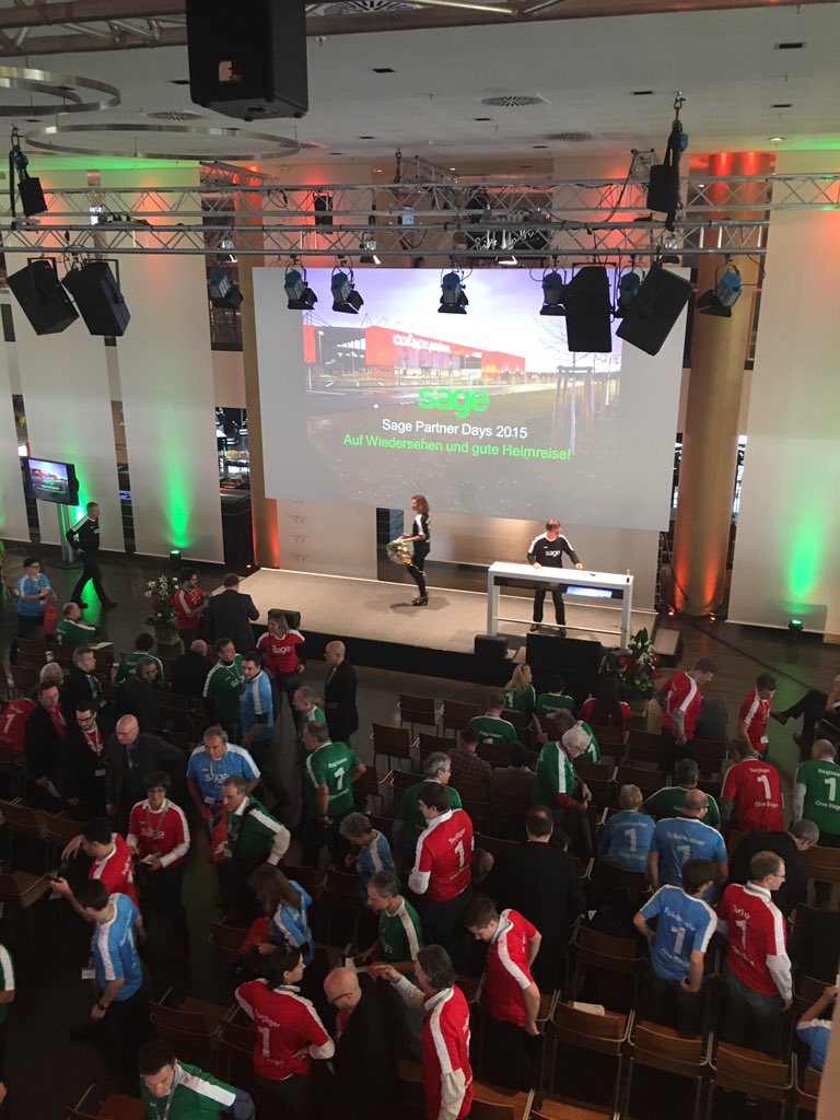 MartinSSommer's tweet photo. Auf Wiedersehen und gute Heimreise! #SagePartnerDays https://t.co/WHndQO7rrl