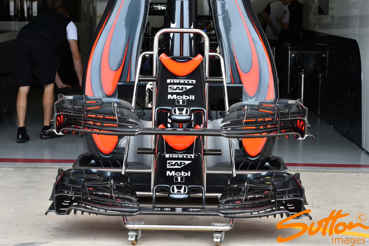 MSI_Images's tweet photo. #frontwings on #display for @redbullracing @Lotus_F1Team @McLarenF1 and @williamsf1 #BrazilianGP #F1 #technical https://t.co/Mp853OwhMh