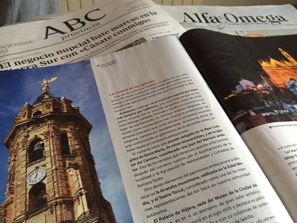 Hoy en <a href="/abcdesevilla/">ABC de Sevilla</a> también hablan de #Antequera como destino de invierno! 👌🏼 <a href="/ElSoldAntequera/">El Sol de Antequera</a> <a href="/manolo_baron/">Manolo Barón 🇪🇸</a>