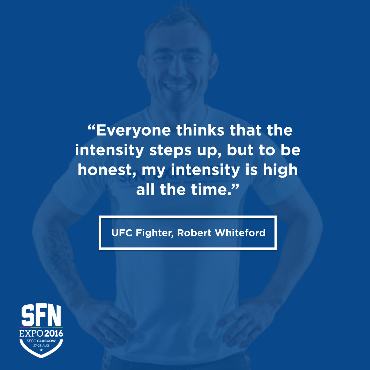 SFNEXPO's tweet image. UFC Fighter @Flyinjudoka on #trainingintensity in the run up to a fight!