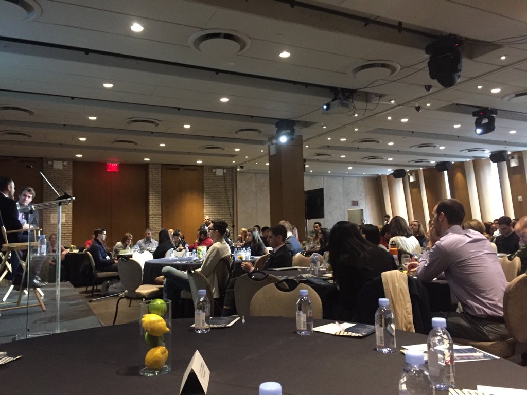 2palaver's tweet photo. RT @jason_kint: Looking fwd to 1-on-1 discussion w/ @Adweek's @jcoopernyc. Packed room agencies learning abt vid mkt https://t.co/dmNOE85brK