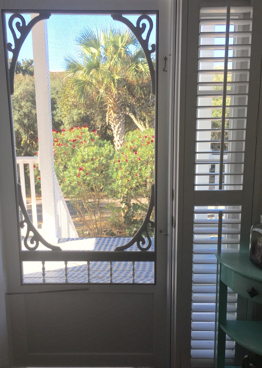 Front door open kind of morning 
Loving it