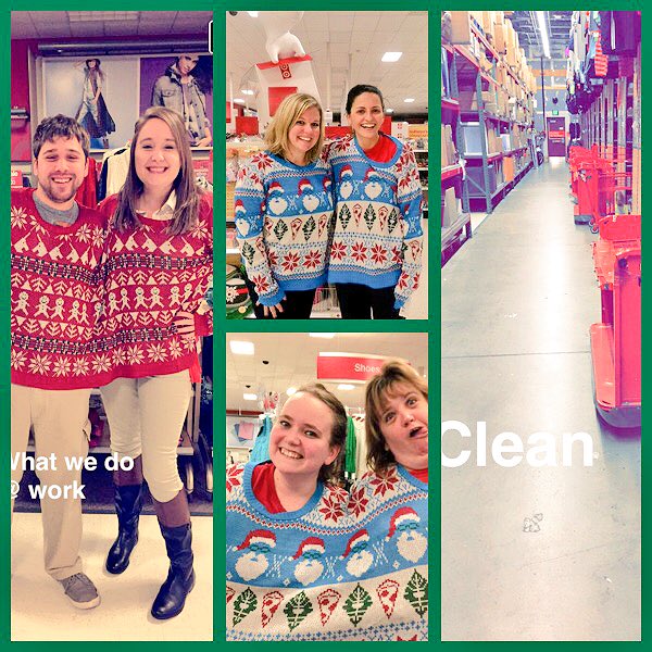 MalekKristin's tweet photo. Best way to start the day #cleanbackroom &amp; #holiday spirit Ty @curlyq1022 great O/N! Loved working with u &amp; team! 🎄 https://t.co/3S35ZumGrd