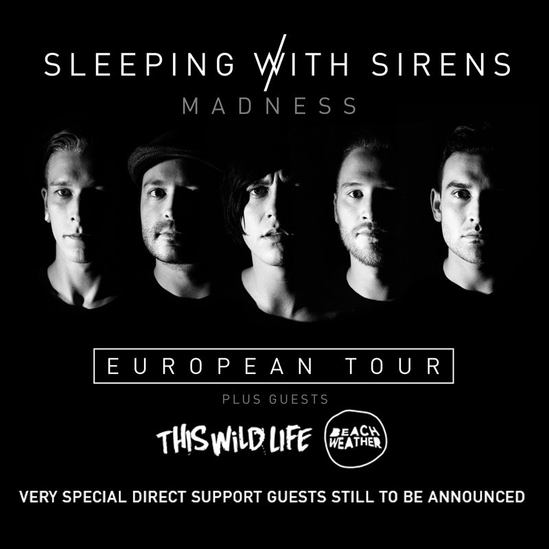Our European Tour is coming up soon and shows have started to sell out! Check sleepingwithsirens.net for tickets.