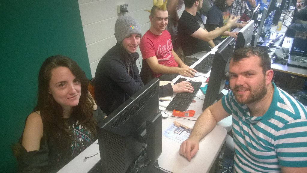 MuddyGames's tweet photo. @itcarlow Team Melting #gmitcode #Microsoft #Hackaton @microsoftirl https://t.co/k81eZWydLF