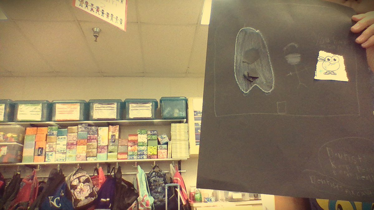 Schucrew1's tweet image. dedect  fesx    kavdes. - gr  (Dentist fix cavities)  #techchallenge #commentsforkids #1stgrade #rheproud