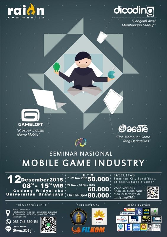 Tiket_EventID's tweet photo. Mau Jago Buat Aplikasi Mobile ? Ayo ikut Seminar Nasional oleh @RaionCommunity | CP: 085746850181 @Tiket_EventID https://t.co/FImOQ2UU5D