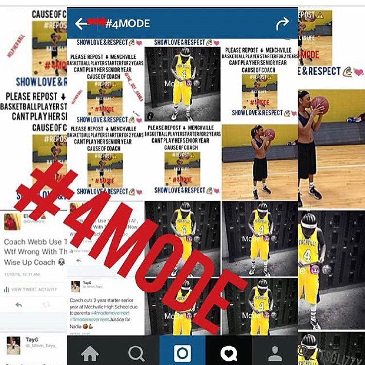 EyaLashonn's tweet image. #4MODE #4modemovement  Let her play! 🏀