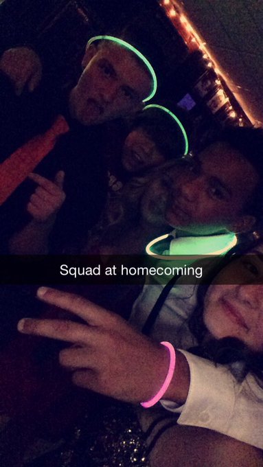More pics at homecoming with squad #squad #squadgoals https://t.co/X4l5eMMDST<a href="/tag/squad"class="tags">#squad</a><a href="/tag/squadgoals"class="tags">#squadgoals</a>