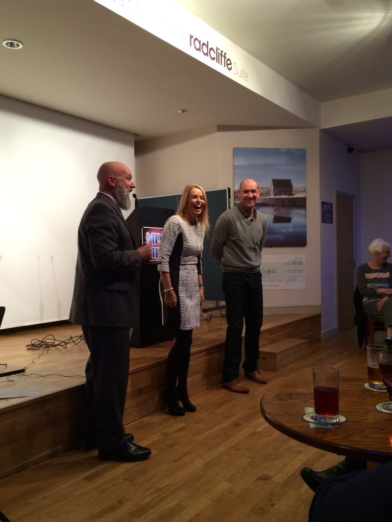 htafc's tweet photo. It's now Mr &amp; Mrs Andy Booth's turn in the first round! (HM) #BWFDraw #MrAndMrs https://t.co/2TFT661iFL