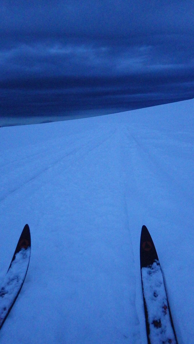 Skiing across Adventdalen! ultrapenguinsinspace.wordpress.com/2015/11/12/ski…