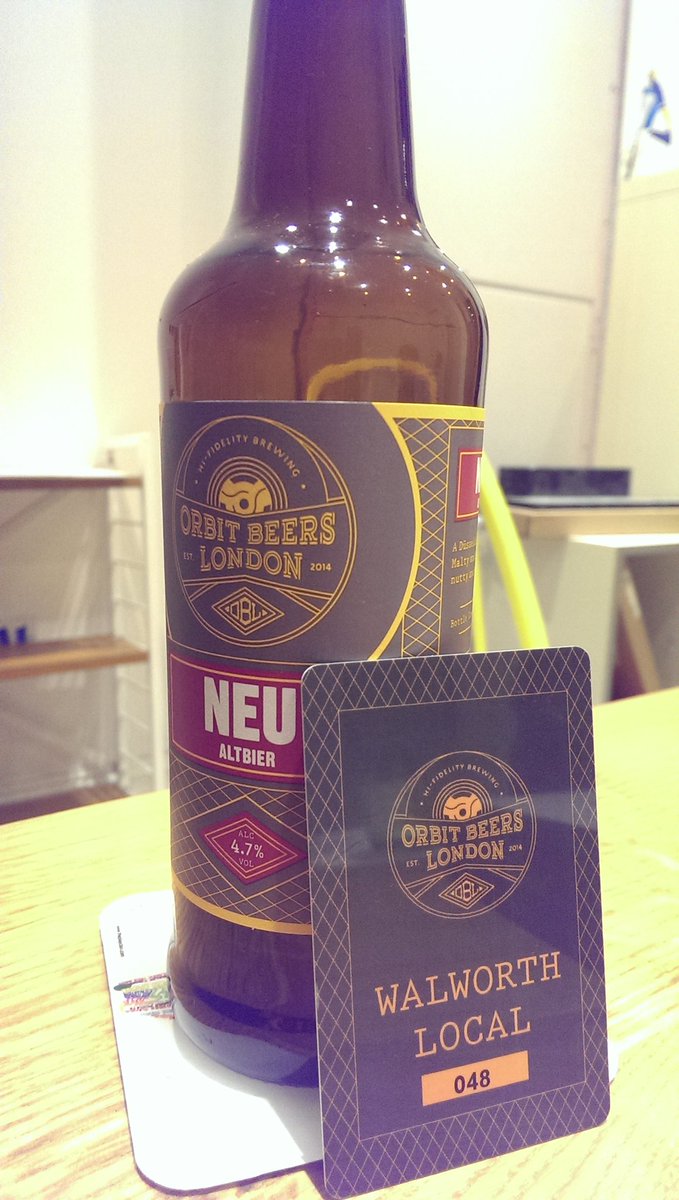 jcortesini's tweet photo. Proud to have #goneearly with local Walworth @OrbitBeers Neu on #beerbods - way too good to wait https://t.co/N1xiLiMTR6