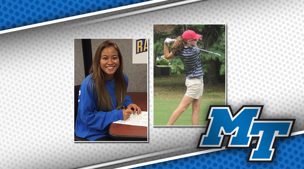 MT_WGolf's tweet photo. Learn more about our newest additions to Blue Raider women's golf! #TrueDrive
Story: https://t.co/s5pfHQmIkb https://t.co/qL5ecWGPB0
